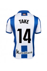 Fotbalové Dres Real Sociedad Takefusa Kubo #14 Domácí Oblečení 2024-25 Krátký Rukáv